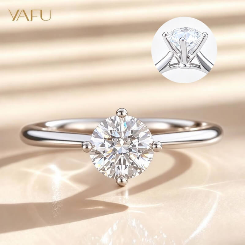 14K-Lab-Grown Diamond Ring