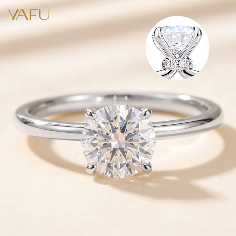 14K-Lab-Grown Diamond Ring