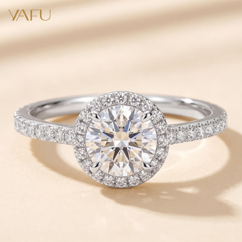 14K-Lab-Grown Diamond Ring