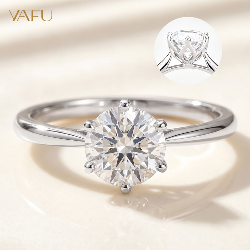 14K-Lab-Grown Diamond Ring