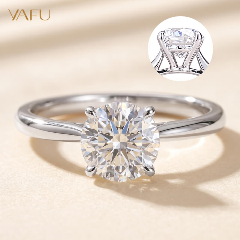 14K-Lab-Grown Diamond Ring