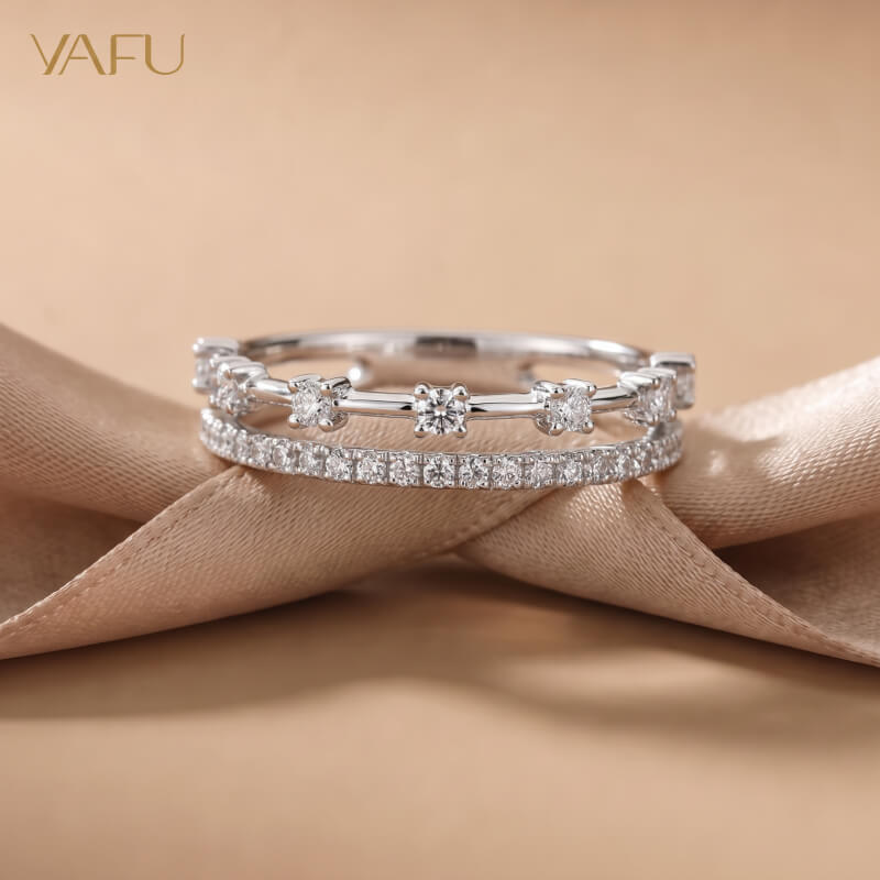 9K-Lab-Grown Diamond Ring
